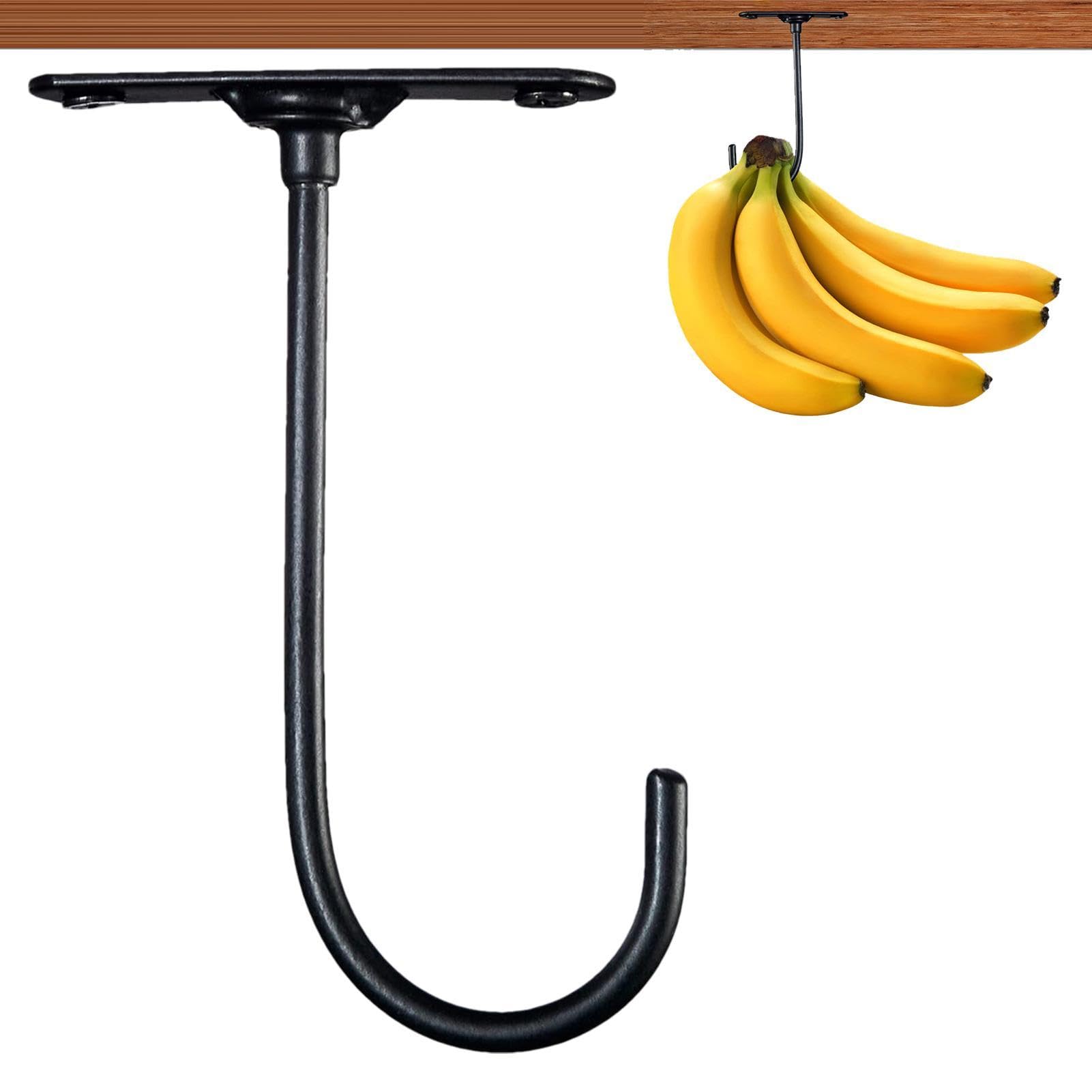 Bananenhaak, ruimtebesparende bananenhouder voor het vers houden van