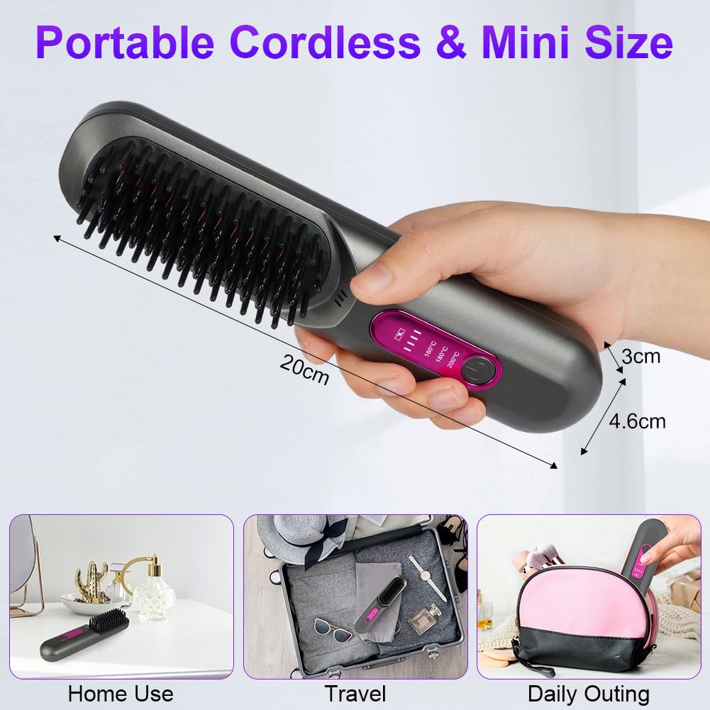 LOPHE Go Brush Pro Hair Straightener Comb - Image 2