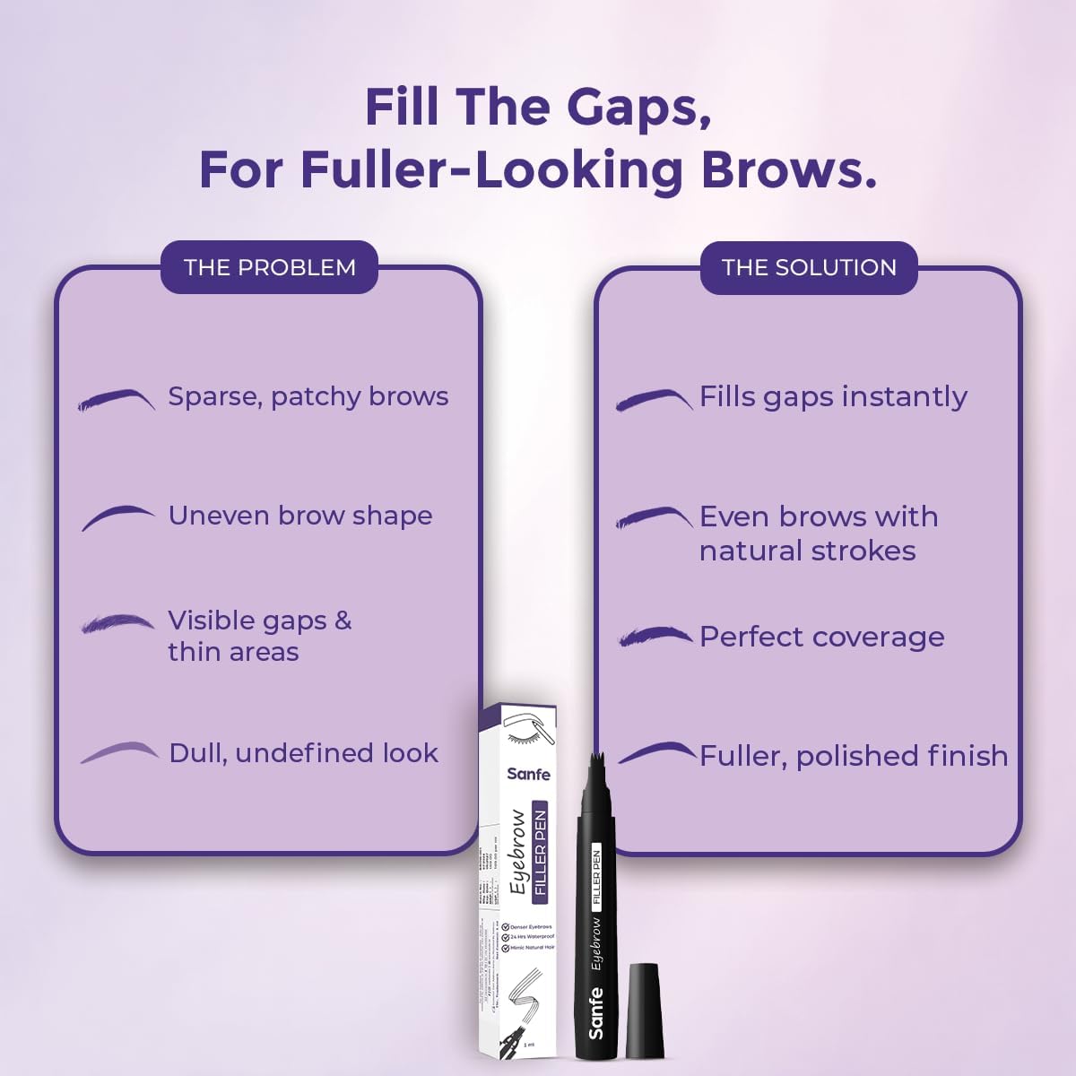 Sanfe Eyebrow Filler Pen - Microblading Brow Pen -2 Sanfe Eyebrow Filler Pen - Microblading Brow Pen -2