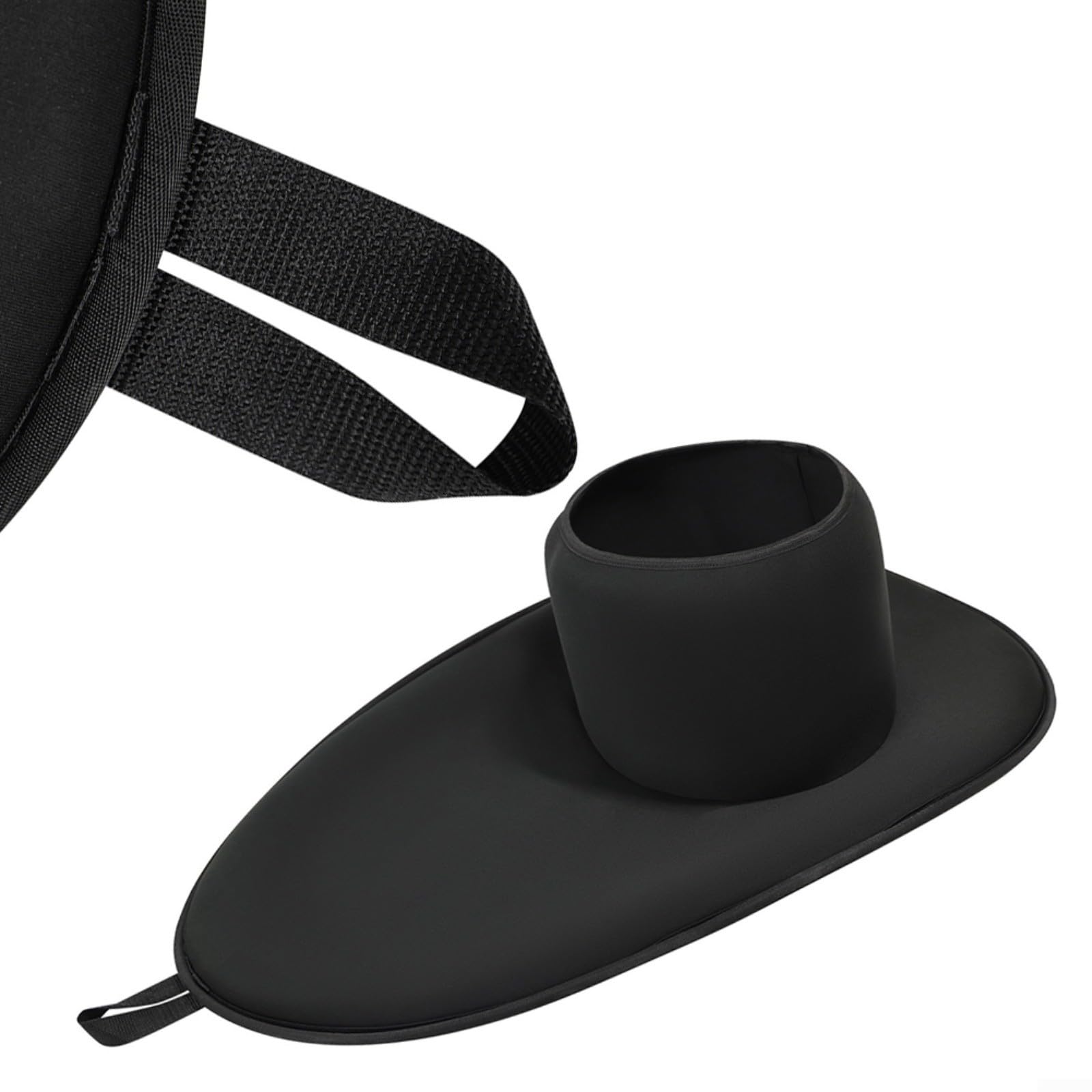 Per Kayak Spray Deck Neoprene Impermeabile Gonna 90x52cm Pozzetto Copertura con Maniglia a Sgancio Rapido