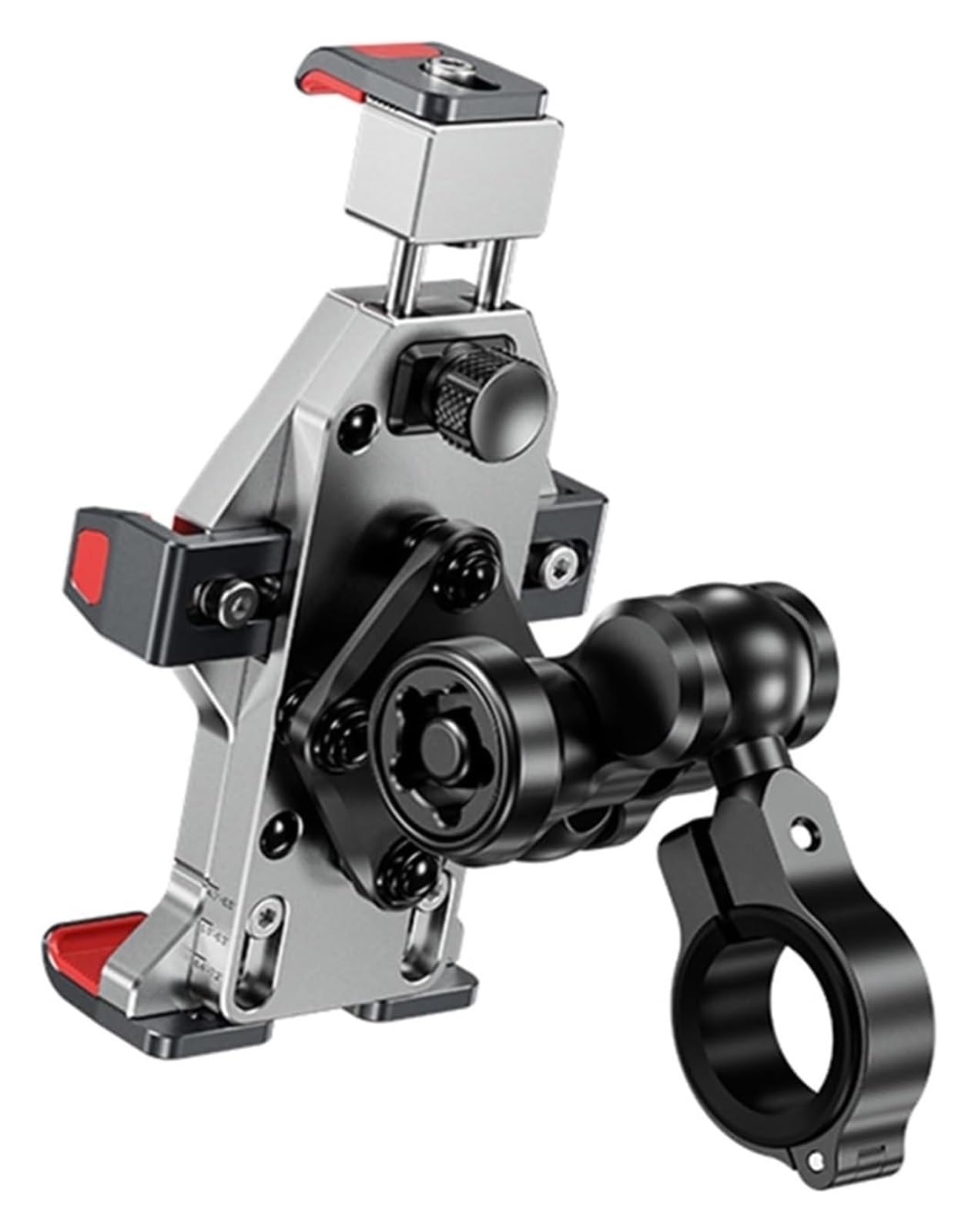 Motocicleta Soporte De Navegación para 4,7-7,2 Pulgadas Soporte Adaptador De Carga Estable para Teléfono Celular Soporte Antideslizante para Motocicleta Scooter GPS Moto