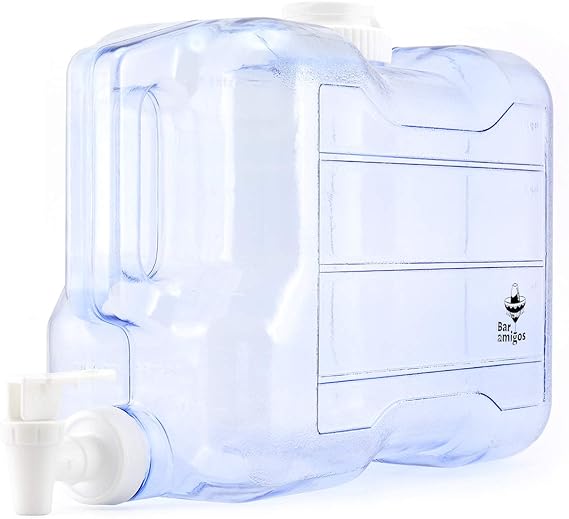 5.5 L Water Container Tap Desktop Dispenser by Bar Amigos Plastic