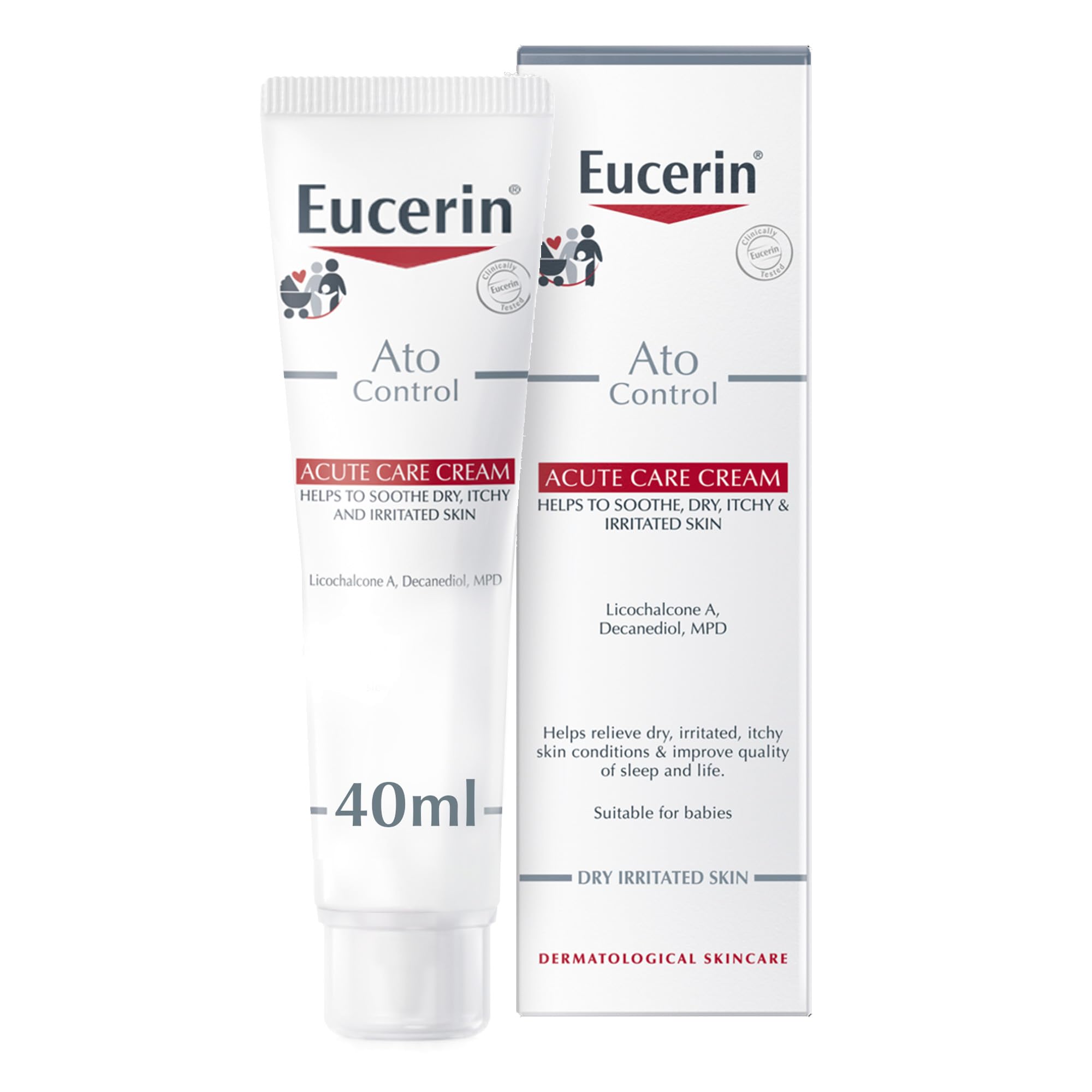 3 x Eucerin® AtoControl Acute Care Cream 40ml