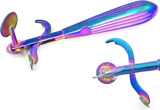 Multi Rainbow Color Finger Ring Cutter Tool and Band Remover 6.25" Stainless Steel Metal Cutting Blade and Finger Guard Protection, Emergency, EMT, and Jewelry