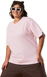 Bewakoof Women's Solid Black Round Neck Short Sleeve Oversized Fit T-Shirt Price In India