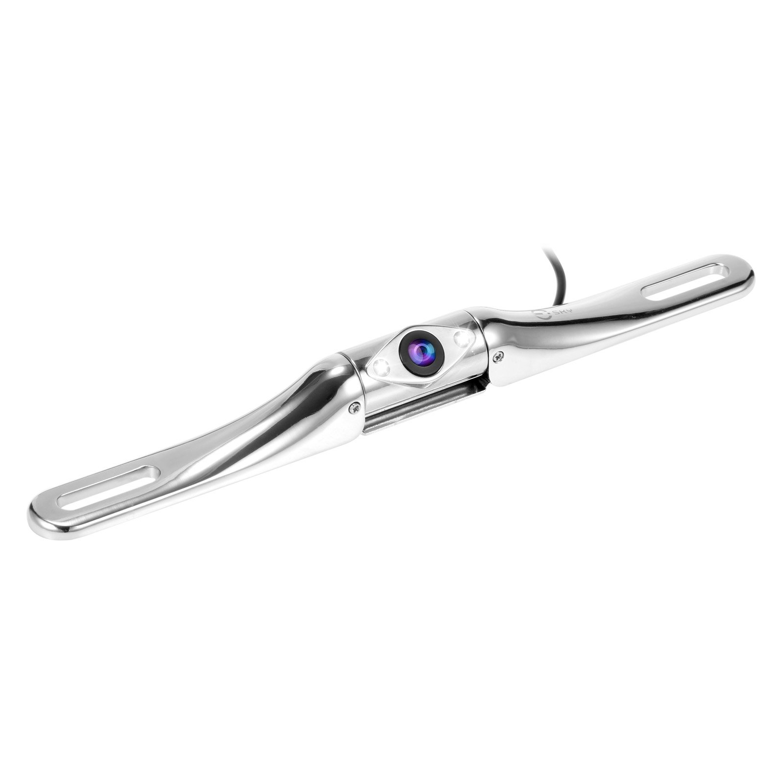 Car Backup Camera, Esky 180 Degree Wide Angle HD CCD Easy-Installation 2 LED Night Vision 100% Waterproof Rear View Back Up Camera Fit All Cars