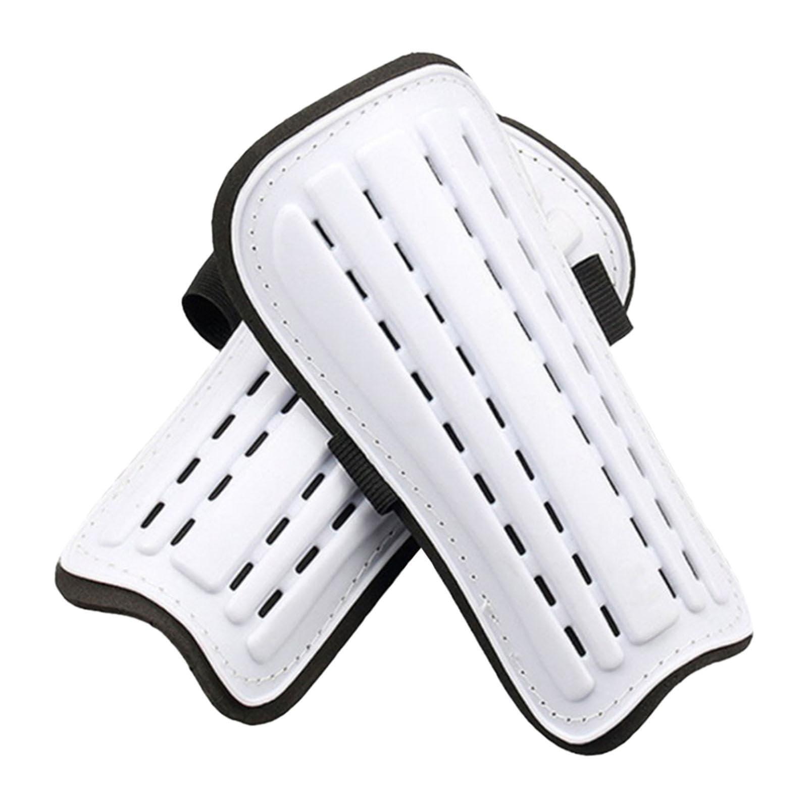 NIVAA Soccer Shin Guards Adult Soccer Accessories Comfortable Lightweight 2 Pieces White-image-26