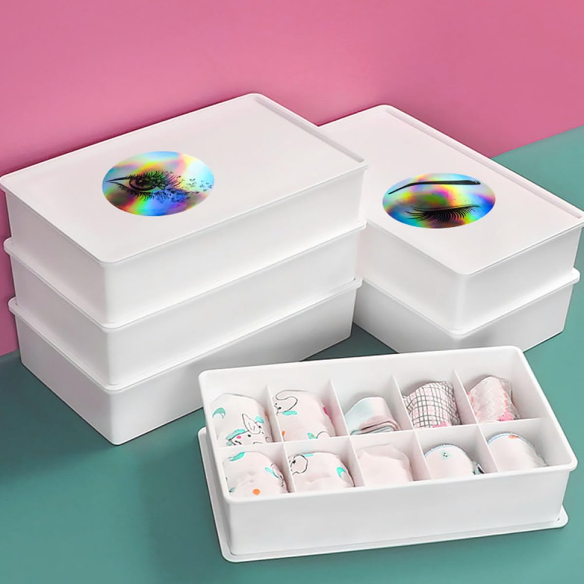 Artibetter 3rotoli Etichette Adesive Decorativi Adesivi Per e Etichette Per Compleanni e Confezione