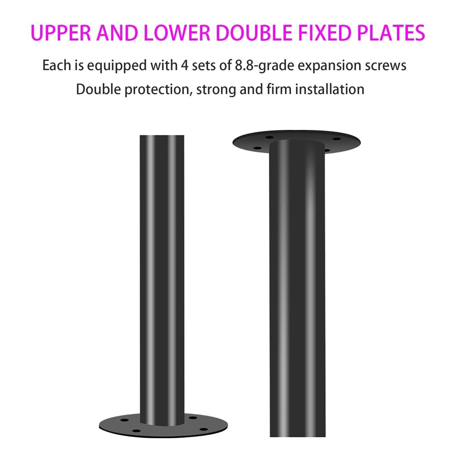 Soporte de Montaje para TV LCD, Marco de Piso Giratorio de 360 Grados, Soporte Giratorio para Pared divisoria, se Adapta a televisores de 32 a 75 Pulgadas (tamaño: 2000 a 2950 mm)