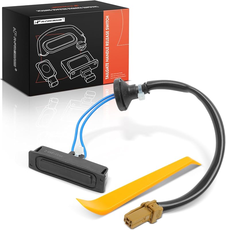 Interruptor de abertura da tampa do porta-malas A-Premium para Nissan – 1 unidade
