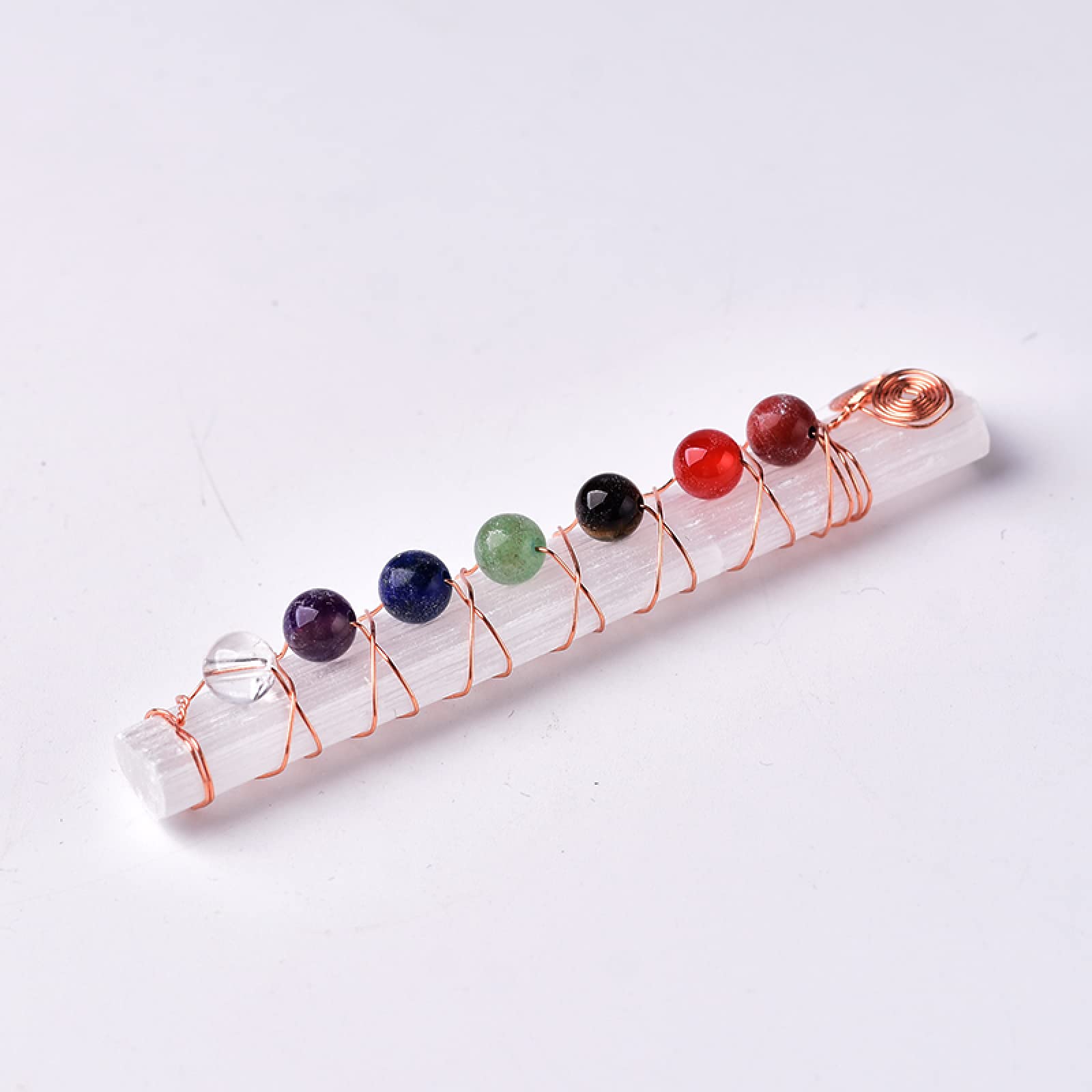 Chakra Crystals Selenite Crystal Stick: Natural Wand For Meditation & Décor Crystal Kit - Foto 8