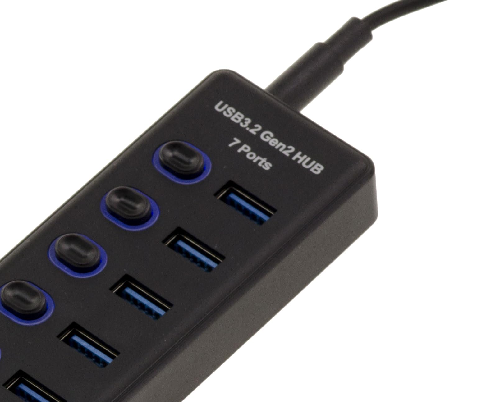 KALEA-INFORMATIQUE Hub USB 3.2 10G 7 Ports avec interrupteurs