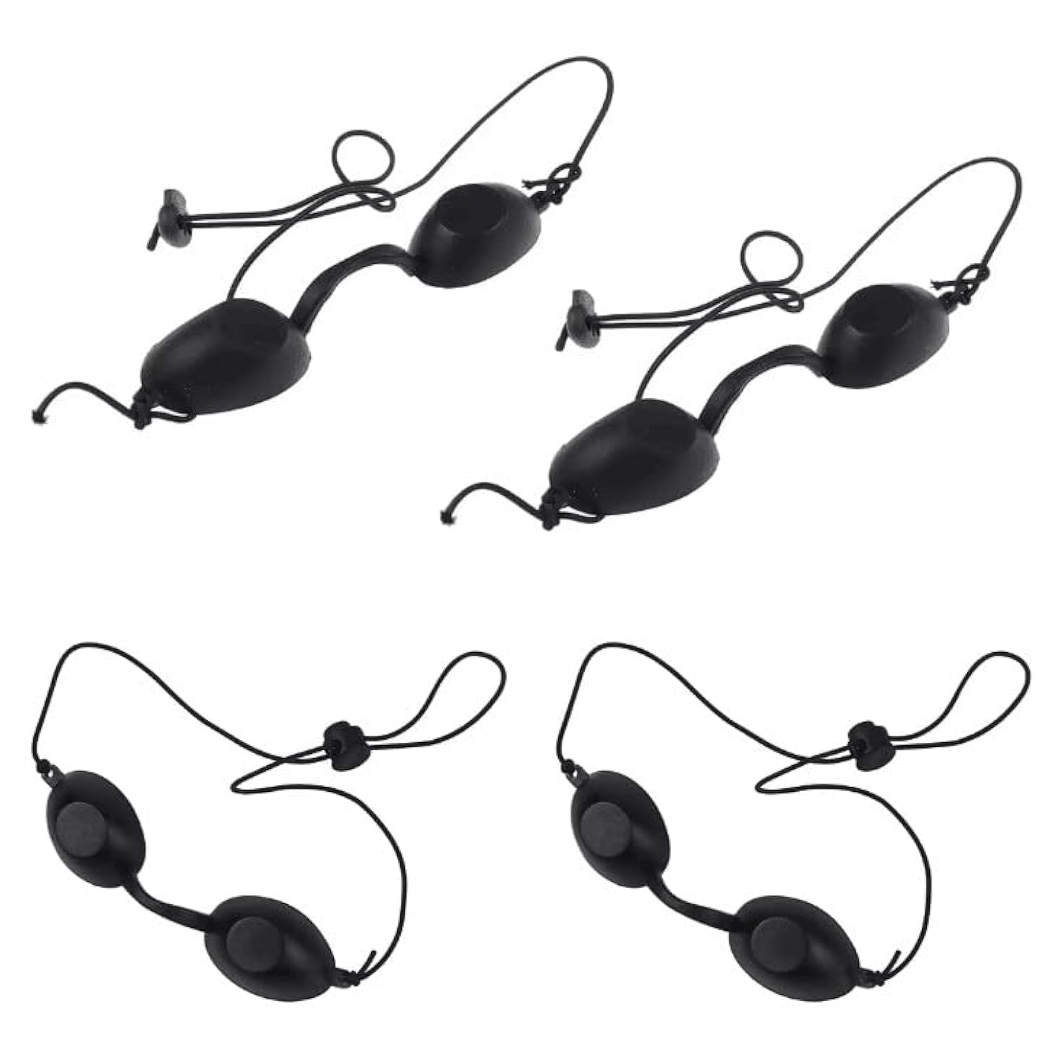 Gafas para tumbona, protección ocular de bronceado para mujer, 4 piezas