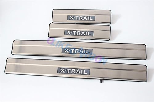 OLIKE Protector de umbral de puerta LED para Nissan X-Trail 2014-2018