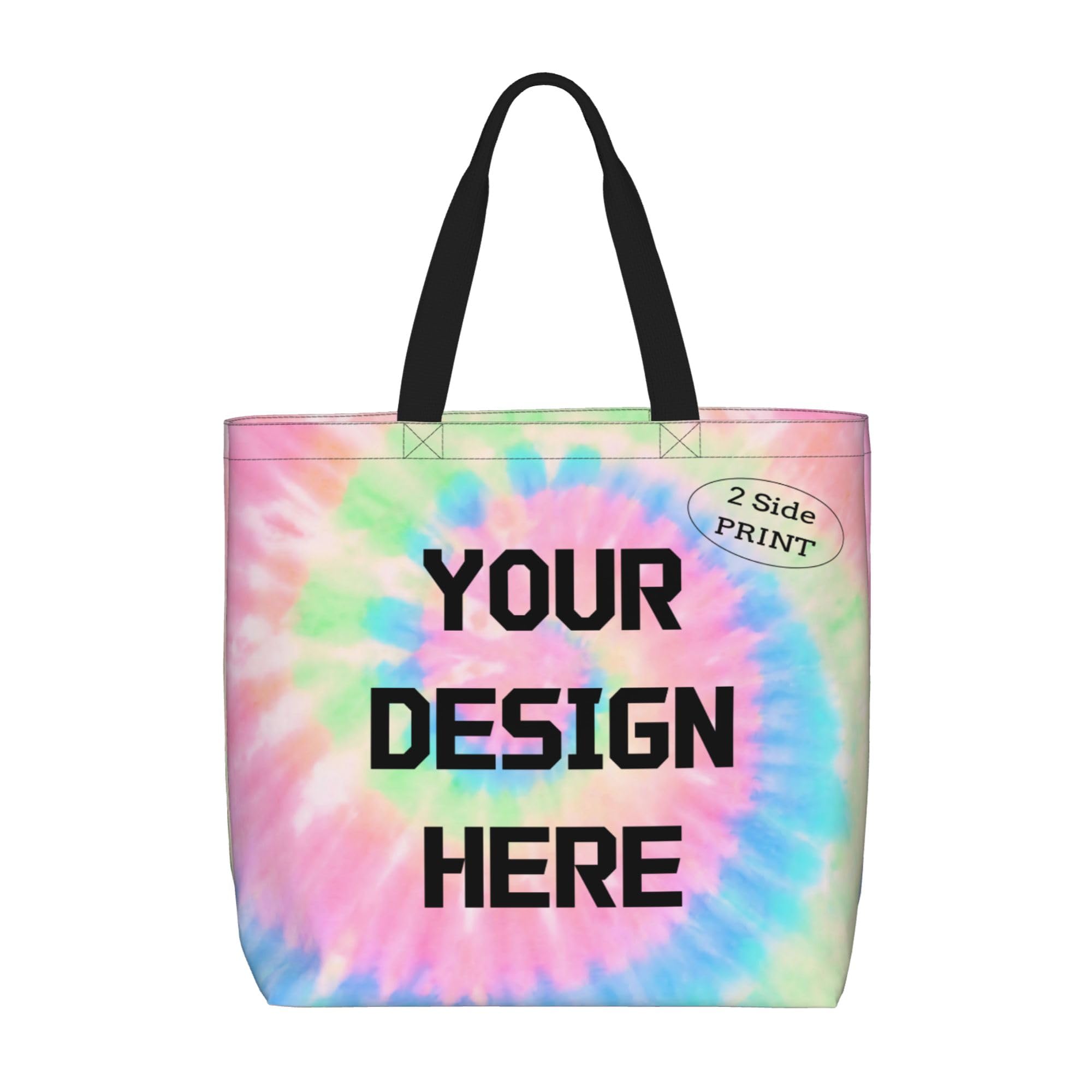 Custom Tote Bag Bulk Personalized Tote Bag for Women Customize Your Text Custom Logo Bag Personalized Gift