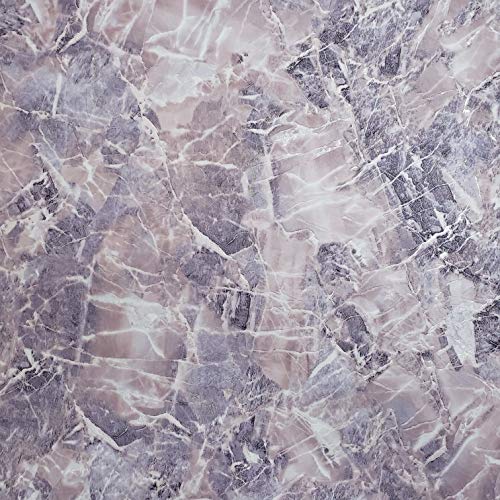 Slavyanski Vinyl Wallpaper Violet Pink Purple White Silver Gold Metallic Cracks Granite wallcoverings Textured Faux Realistic Marble Stone Decor Textures Pattern Double Rolls Wall coverings Modern 3D