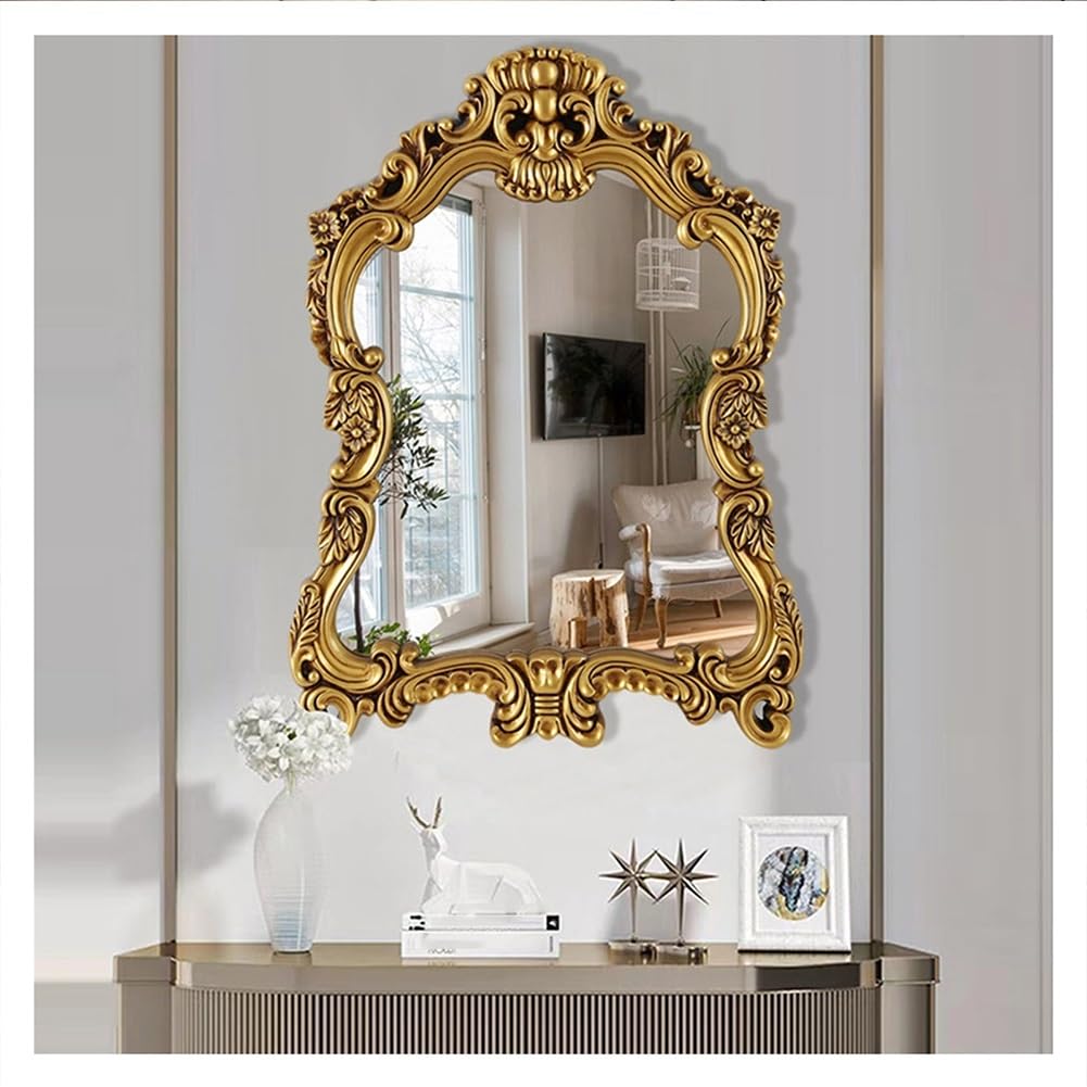 Amazon.com: Gold Vintage Wall Mirror, Baroque Style Antique