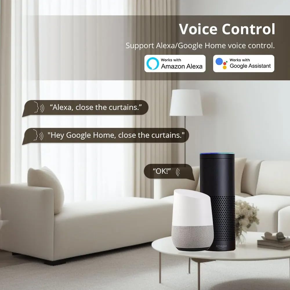 Zigbee inteligentna szyna do zasłon, elektryczne zasłony z pilotem, kompatybilne z Alexa i Google Home, sterowanie aplikacją Tuya, zmotoryzowana szyna do automatycznych zasłon, wymagany hub Tuya