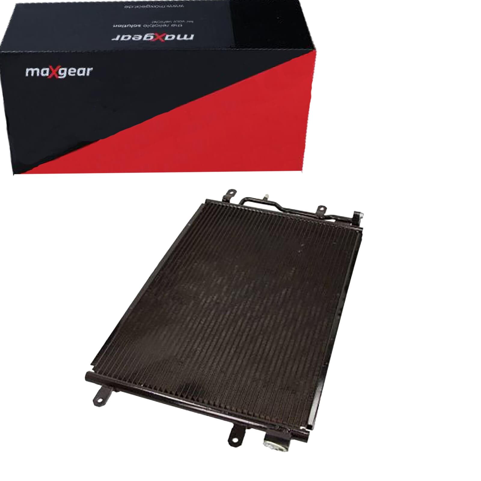 Maxgear AC818418 Kondensator, Klimaanlage vorne | AC818418 Kompatibel mit A4 B6 (8E2),A4 B6 Avant (8E5),A4 B6 Cabriolet (8H7),A6 C5 (4B2, 4B4),A6 C5 Avant (4B5, 4B6)