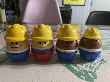 Amazon | 込4体セット ビンテージ リトルタイクス トドルトッツ 工事員