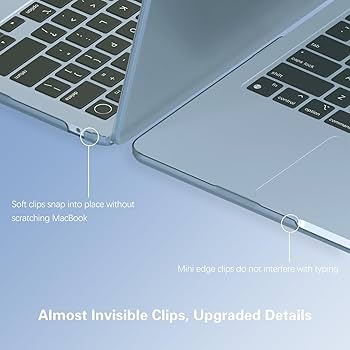 Amazon.com: KEROM SkyBlue Case for MacBook Air 15 inch 2025 2024