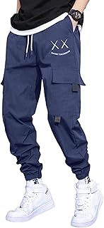 ميزة بنطلون كارجو خفيف عالموضة للرجال