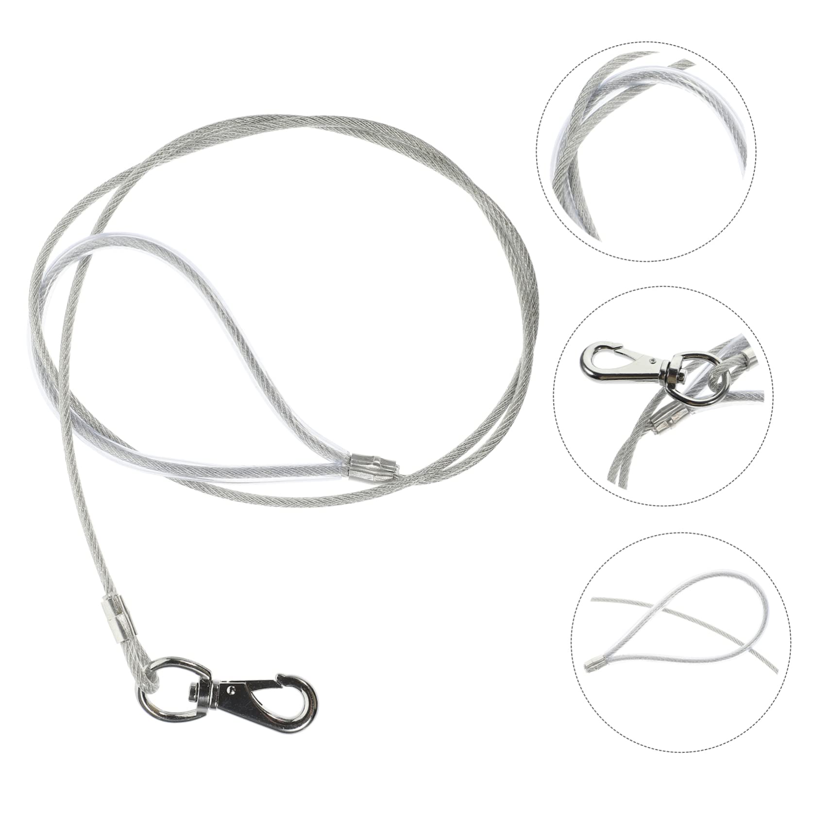 SUPVOX 4 Pezzi Guinzaglio Per Cani Lunghezza Cucciolo Corda Di Trazione Filo Da Masticare Catena Per Cani Forniture Per