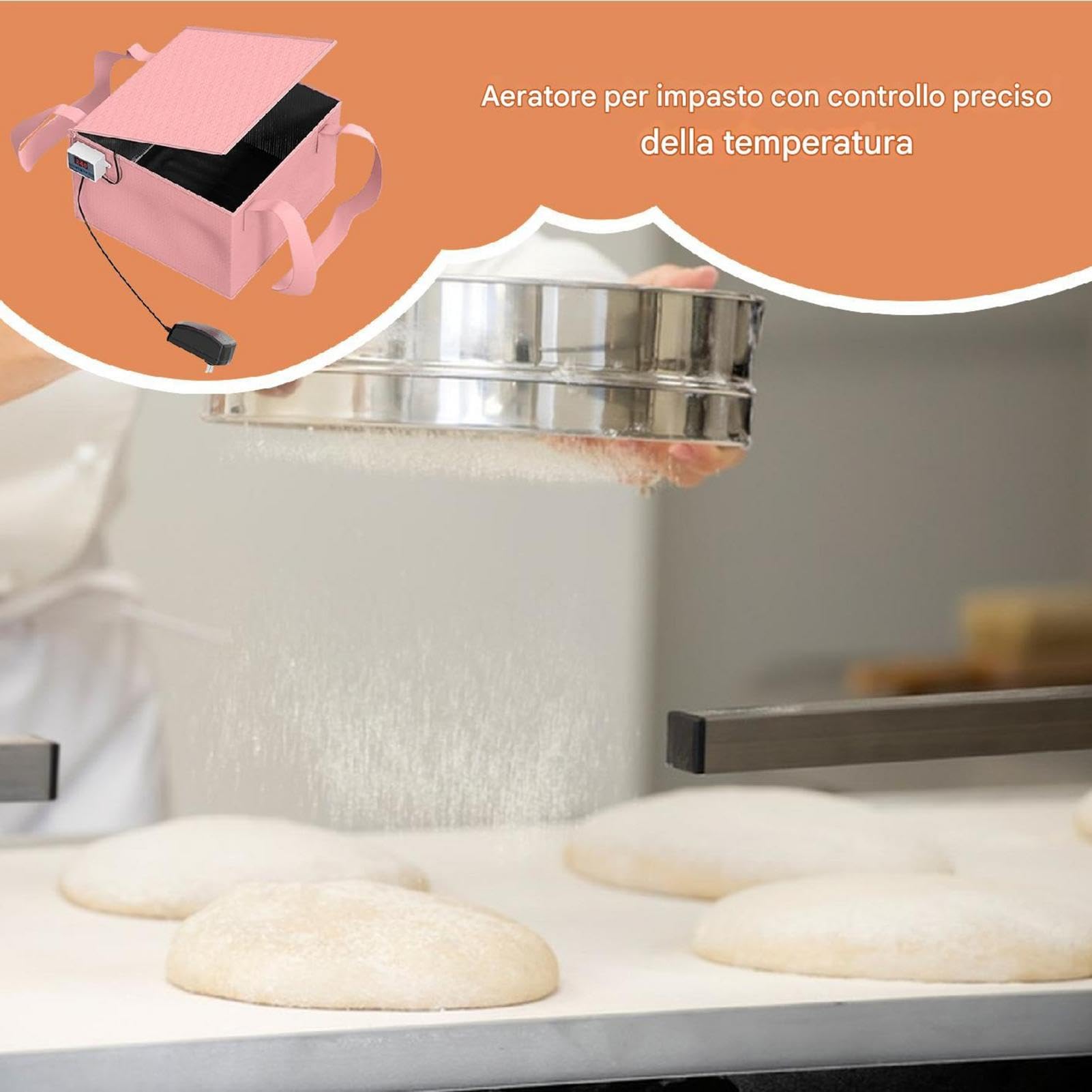 Scatola Di Riscaldamento A Prova Di Pane- 220 V Box Di Fermentazione 'impasto | Riscaldatore Di Avviamento A Lievitazione Naturale Da Pulire, Contenitore A Prova Di Pasta, Contenitore Di Fermentaz