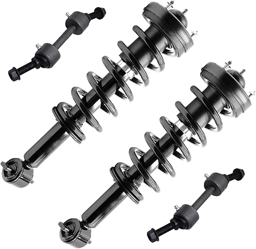 Miniatura 21 de Detroit Axle - Kit de amortiguadores de 4 puntales para Ford Escape 14-19, 2 puntales delanteros con resorte helicoidal 2 amortiguadores traseros