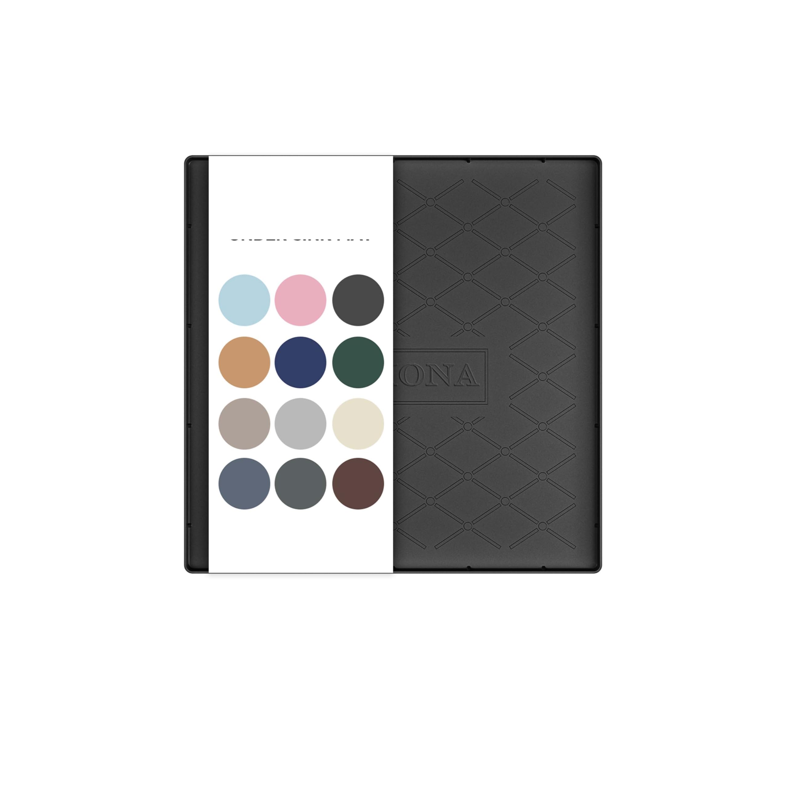 URMONA Under Sink Mat 48 x 48 cm, Waterproof Silicone Cabinet Protector