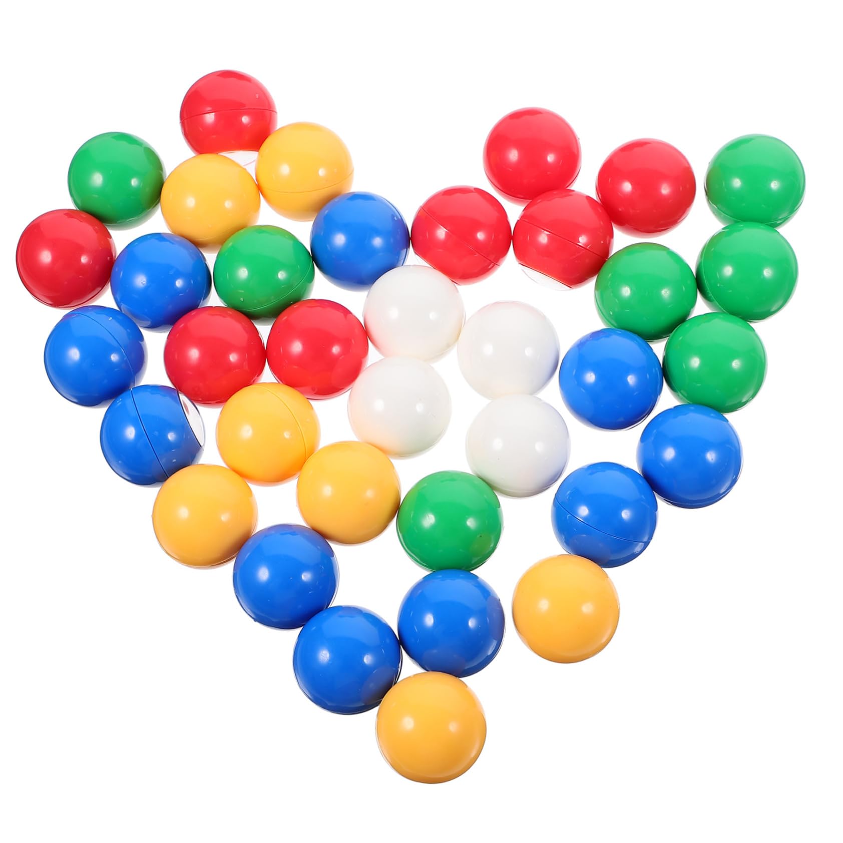 BRIGHTFUFU Strong Sturdy Window Numbered Game Balls 50pcs Balls for Bingo Raffle Entertainment Party Activities