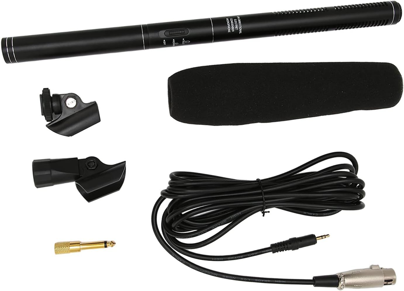 Report Microphone, Aluminium Alloy Noise Reduction Handheld