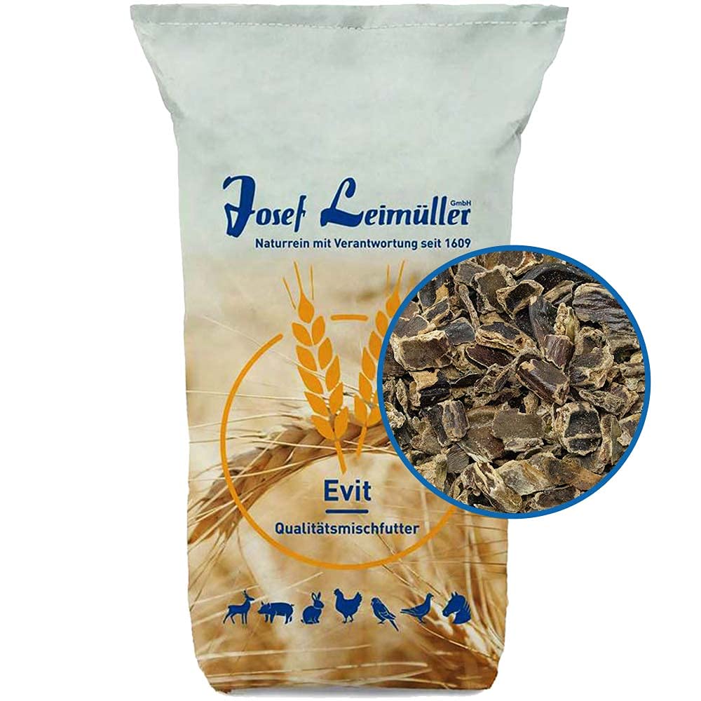 Leimüller Carrubi, 20 kg, cibo per cavalli dall'Austria, aiuta con problemi gastrointestinali, ideale per cavalli, ponie e roditori