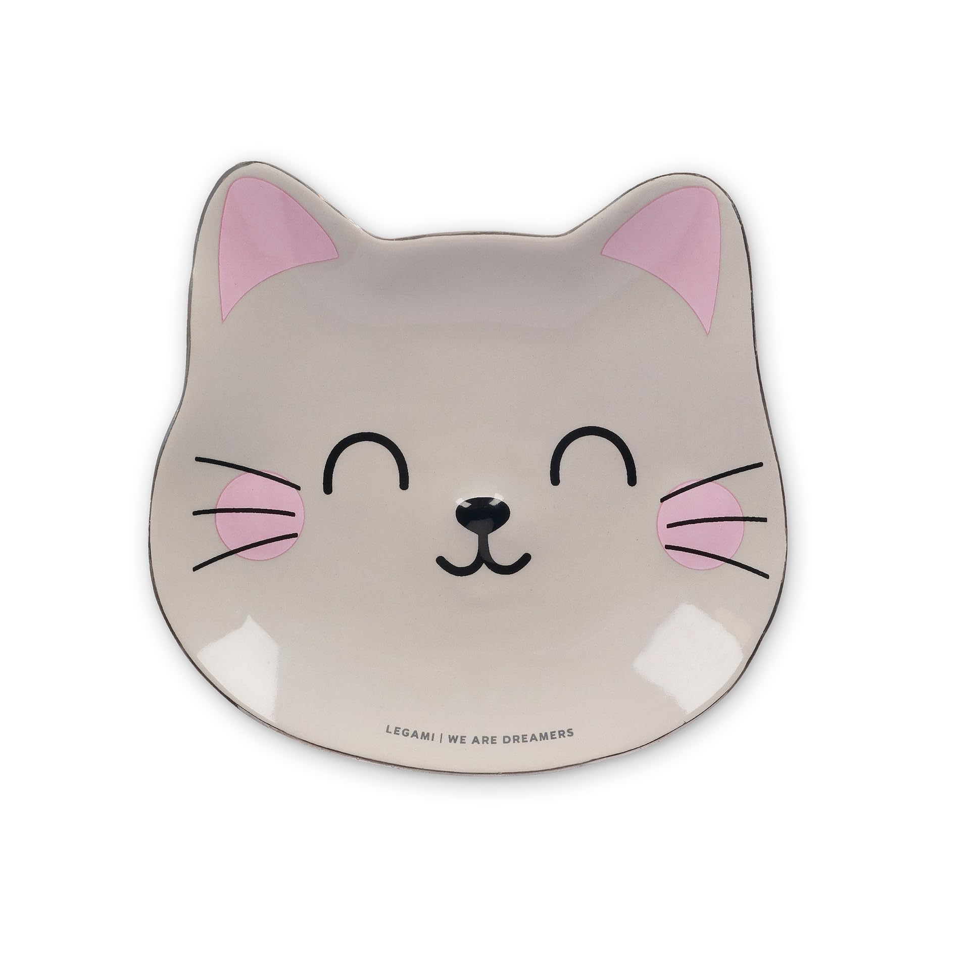 Legami Kitty Ceramic Saucer, Small