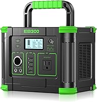 GRECELL EB300 300W Portable Power Station 288Wh Solar Generator, 60W PD USB-C, 110V Pure Sine Wave AC for Camping & Emergency Backup