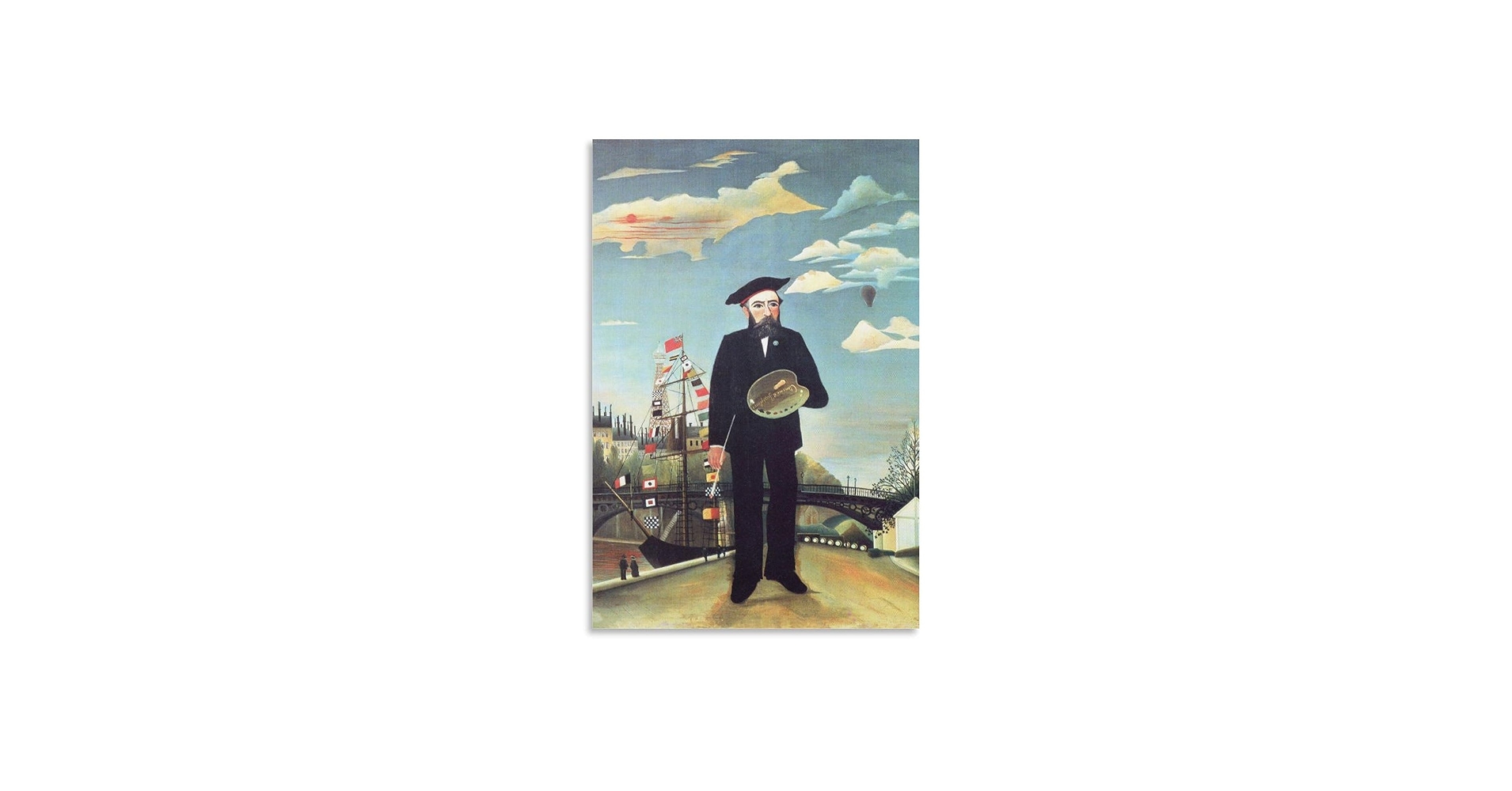 Amazon.co.jp: Henri Rousseauアンリ・ルソー《私自身、肖像