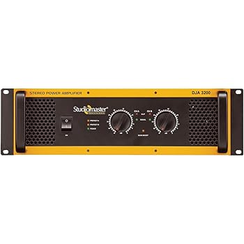 studiomaster 3200 watt amplifier