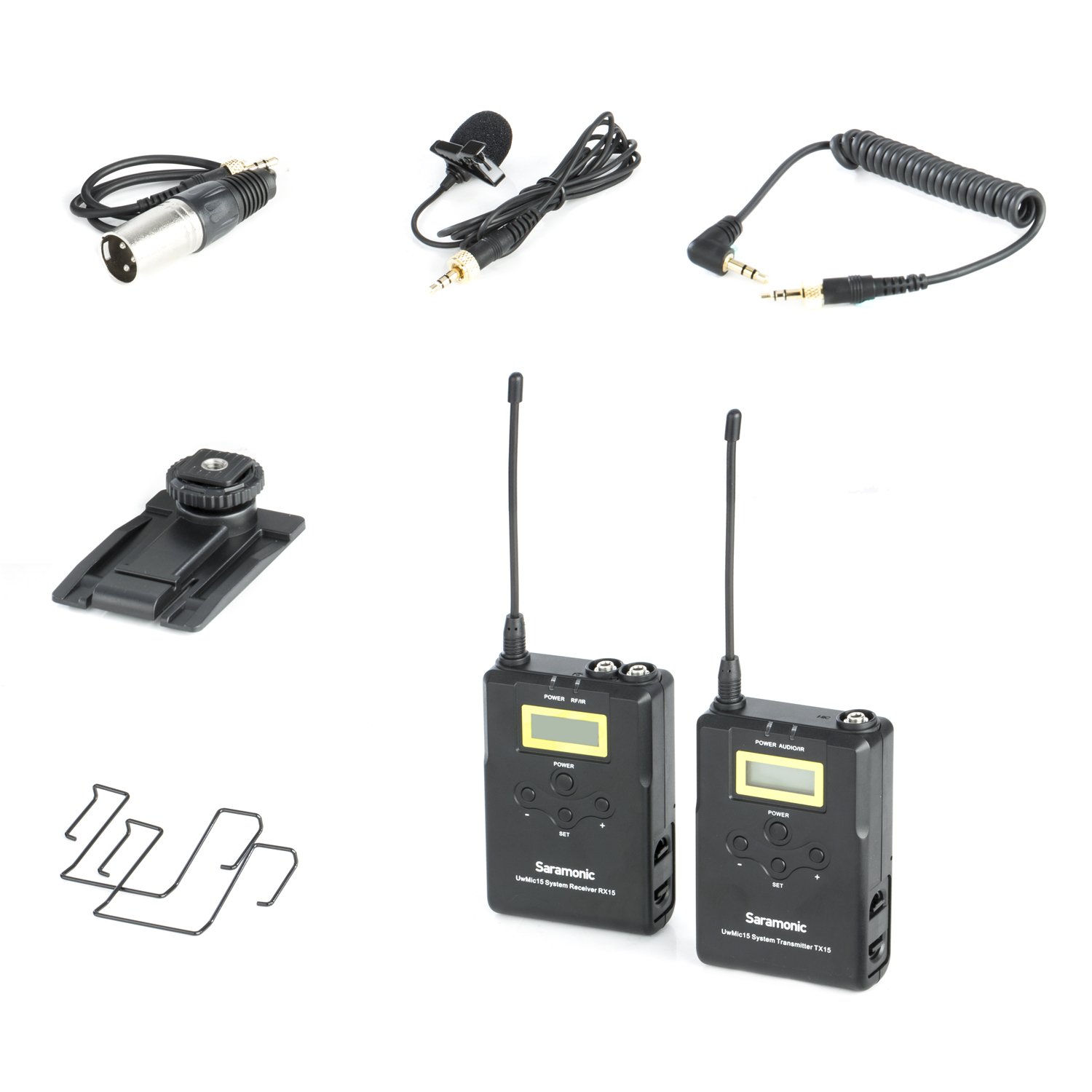 Saramonic・UwMic15B Saramonic UwMic15B UHF Channel Wireless Microphone System