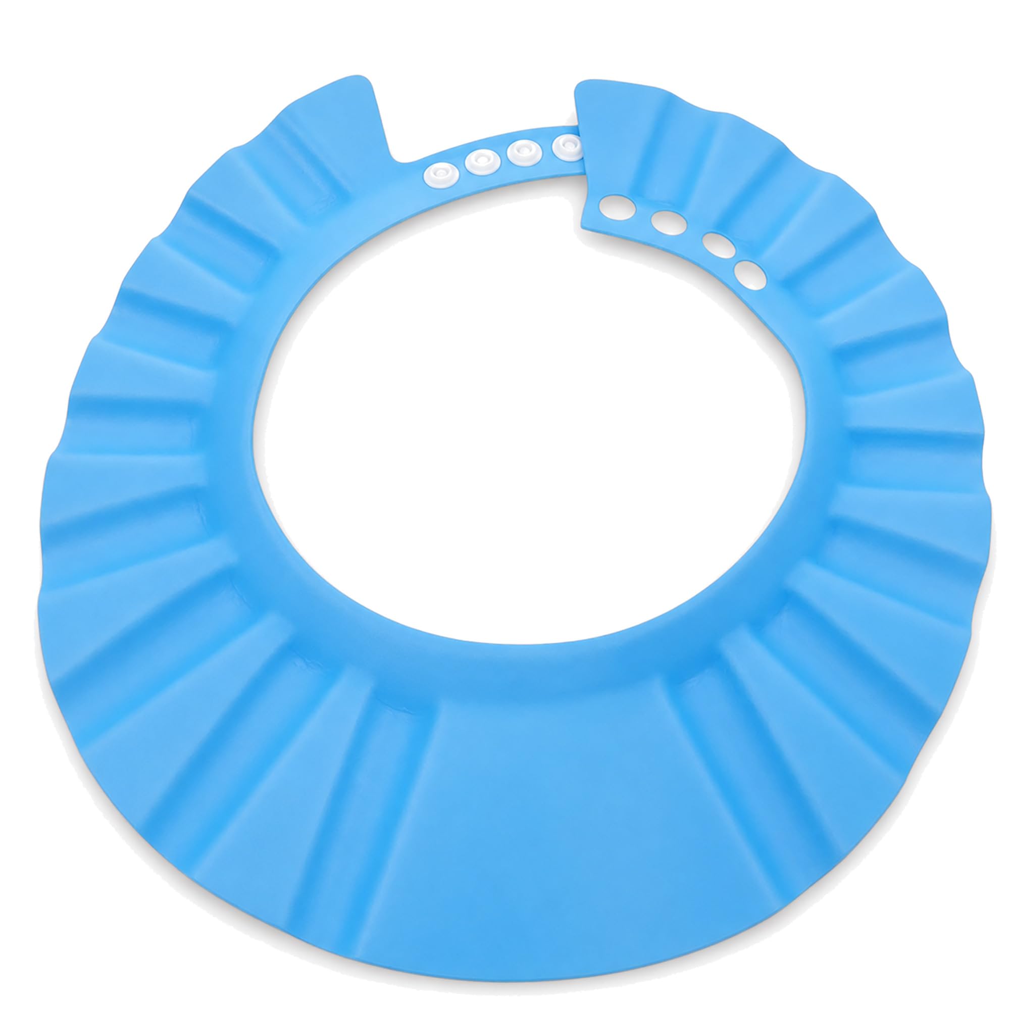 Hair Washing Shield for Adults and Kids - Blue Adjustable EVA Shower Visor