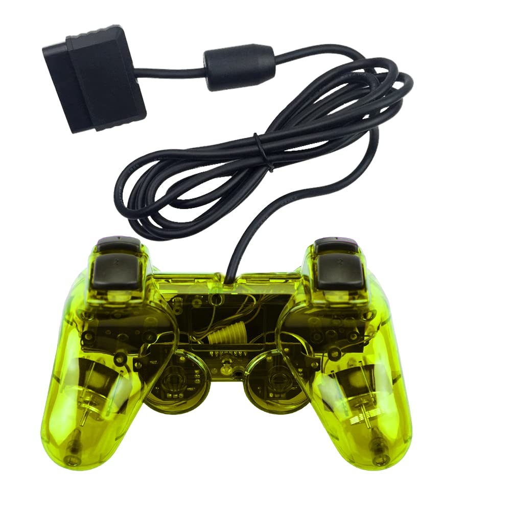 Amazon.com: Funcilit Wired Controller for PS2, Double Shock