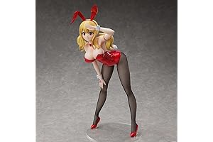 Lucy Heartfilia Figure: 38cm Black Silk Bunny Girl Anime Ornate PVC