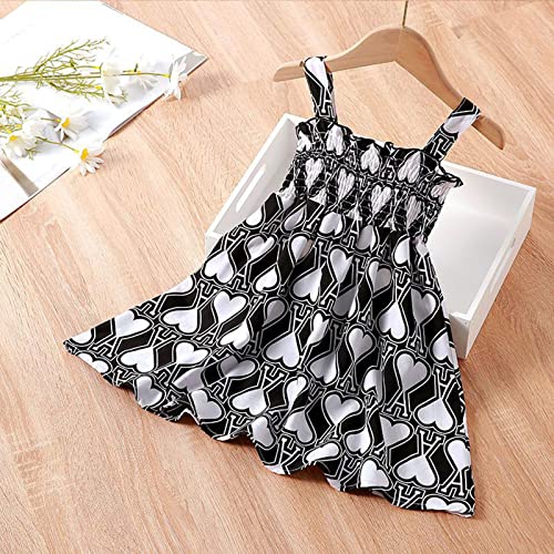 Vestido vintage infantil menina vestido casual verão decote redondo sem mangas estampado floral esvo