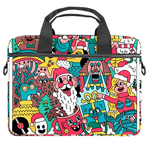Sacoche bandoulière ordinateur 13.3 pouces, cadeau avec motif de Noël