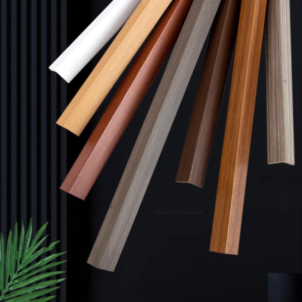 Paraspigoli da parete in legno per porte, finestre, armadi, lunghezza 101,6 cm, ideale per bordi in marmo e piastrelle