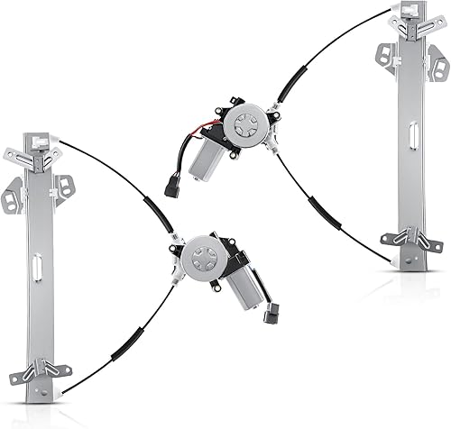 Miniatura 10 de A-Premium Regulador de elevalunas eléctrico con motor de repuesto para Honda Accord 2003-2007 (solo estilo de cuerpo de copa) lado delantero