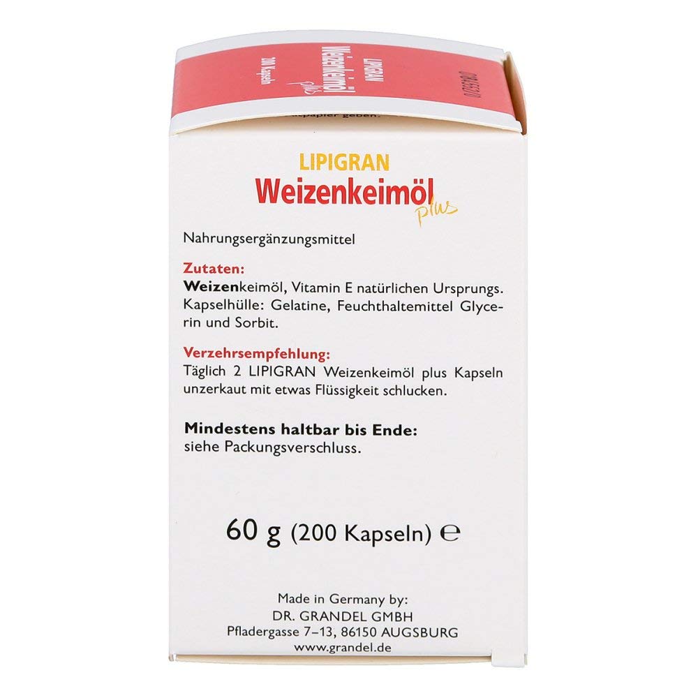 WEIZENKEIMÃ–L plus Kapseln Grandel 200 St