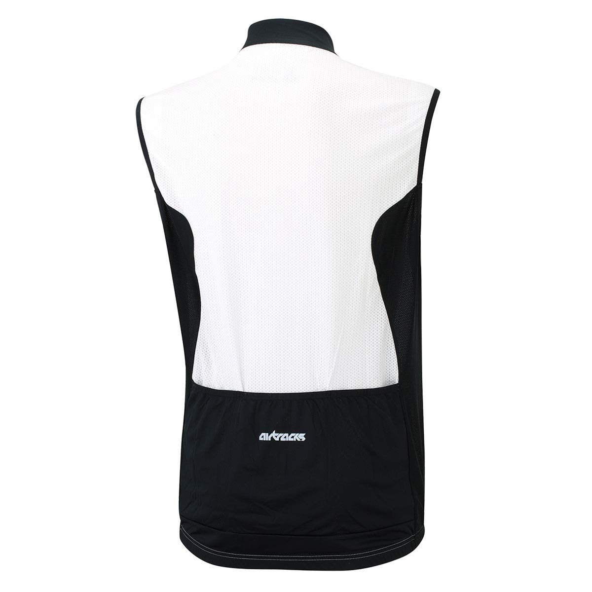 Airtracks Herren Funktions Fahrradtrikot Kurzarm - Ärmellos Comfort Line - Radtrikot - Jersey - Fahrradshirt - Bikeshirt MTB mit Taschen - Atmungsaktiv - UV Schutz - Schnelltrocknend - Reflektoren