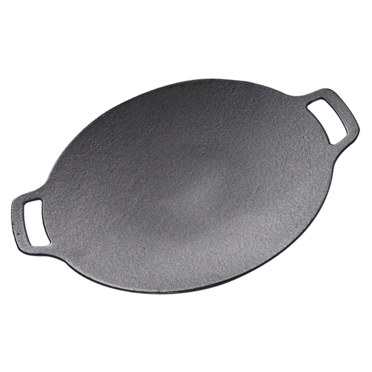 JOINPAYA Cast Iron Griddle for Outdoor Grill Korean Style Bbq Pan Cooker Induction Ready Non-stick Bbq Accessory