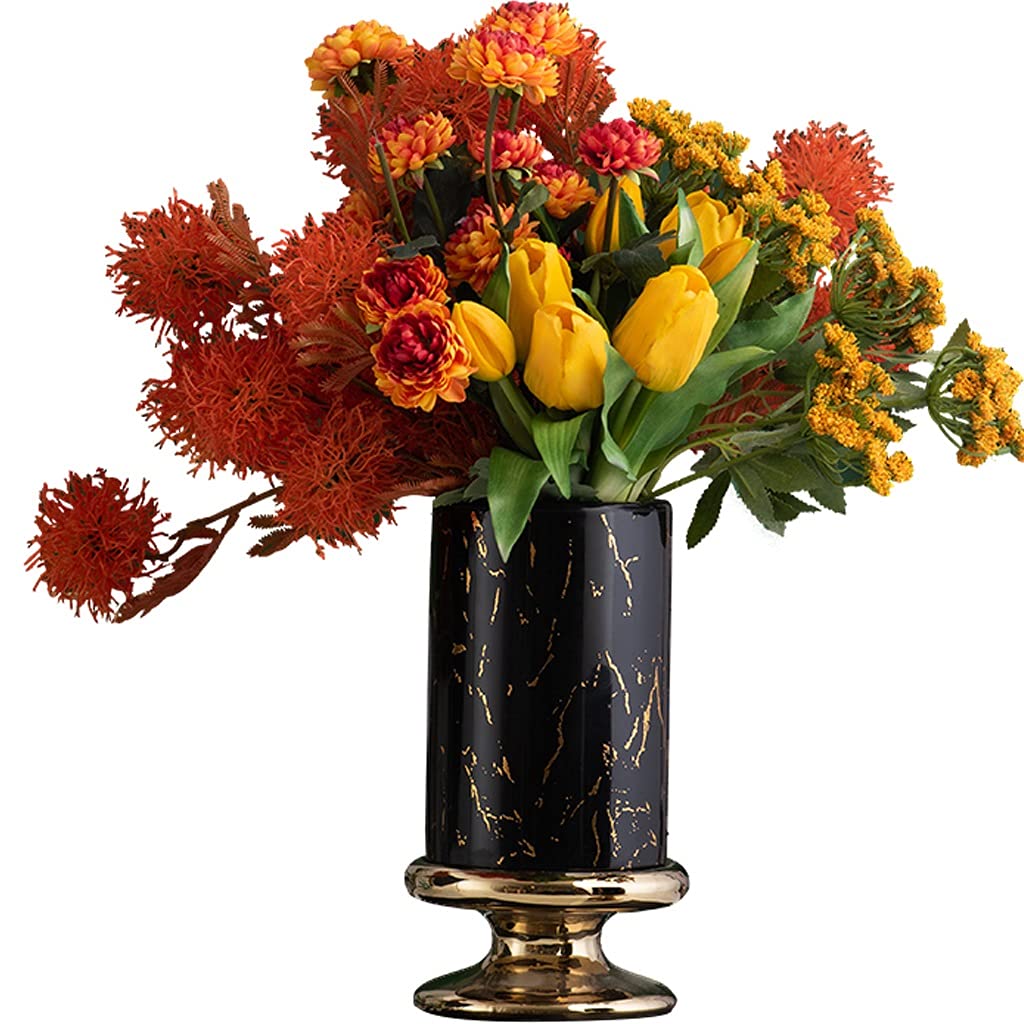 Vase créative en céramique pour décoration de table et salon moderne