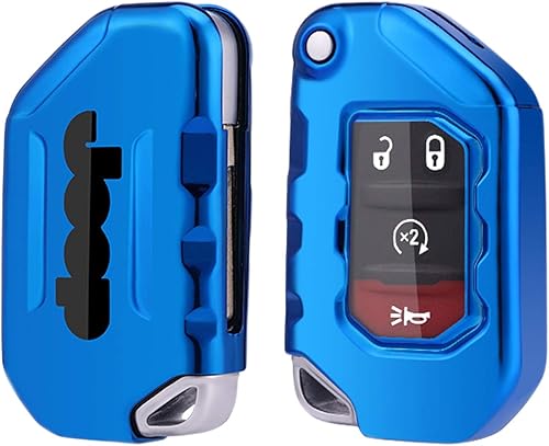 Miniatura 3 de Funda para llavero para Jeep, protección completa, TPU suave, compatible con Jeep Wrangler JL JLU Rubicon 2018 2019 2020 2021 Jeep Gladiator JT